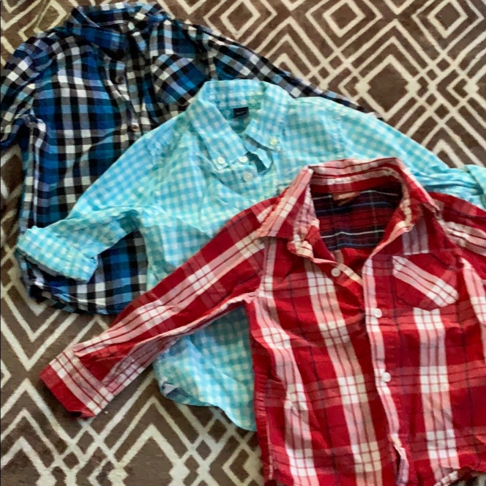 3T Button up long sleeve